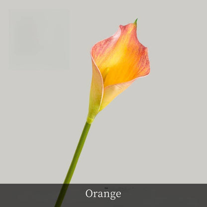 Artificial Calla lily,real touch home decor,faux flowers: Yellow