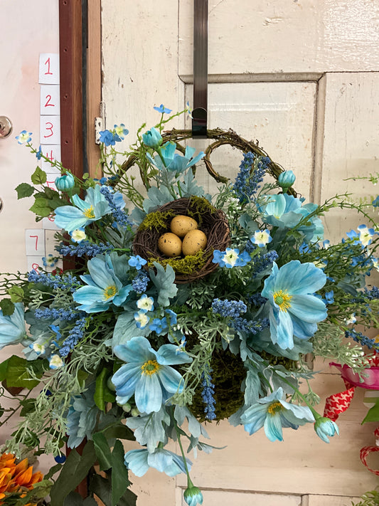 Spring Door Hanger-Basket - CancreekDesigns