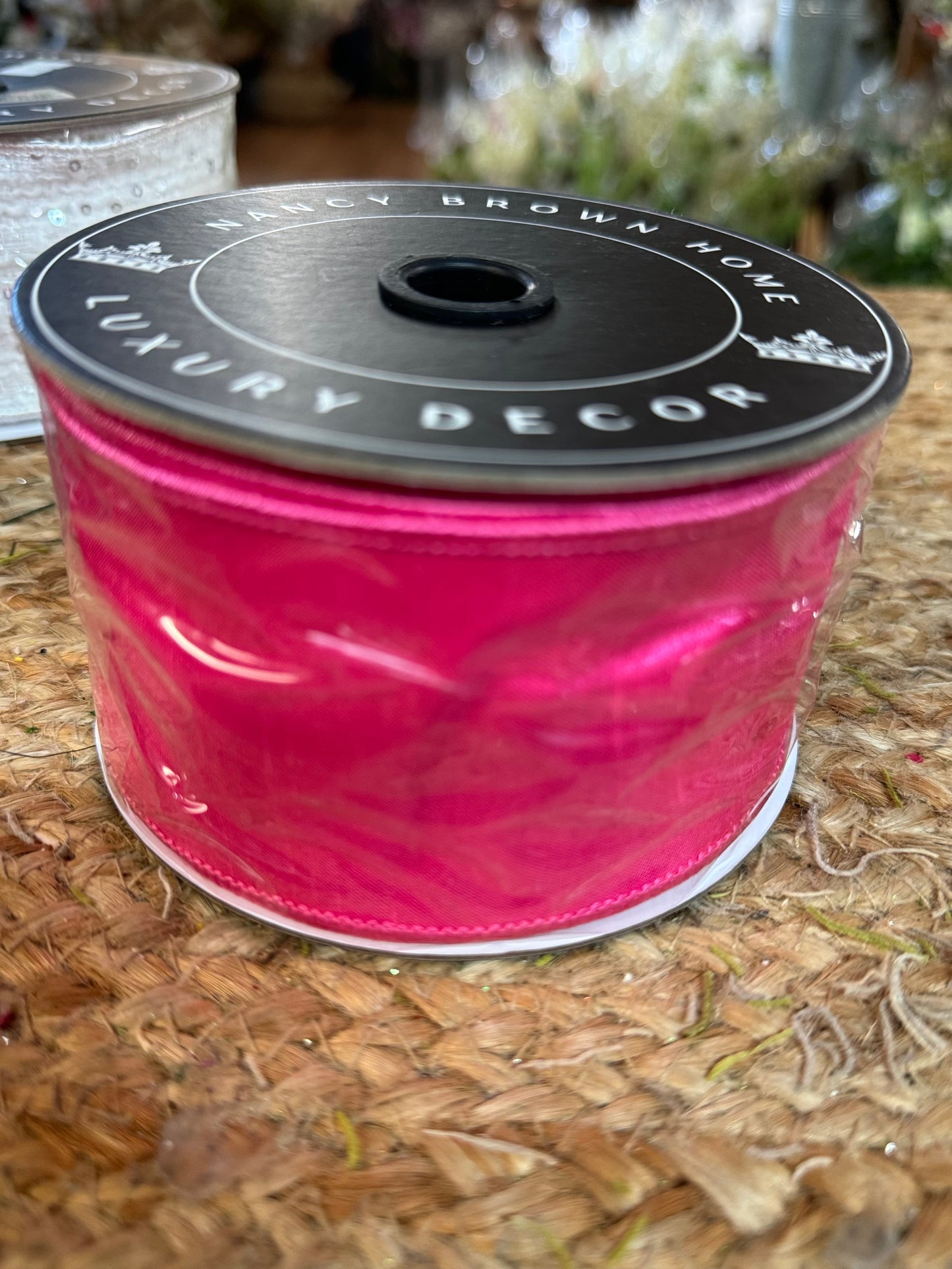 Nancy Brown hot pink dupion - CancreekDesigns