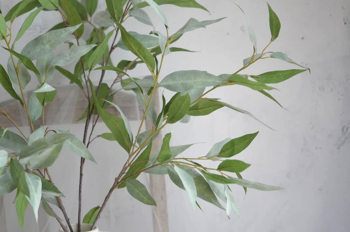 41"Quality Artificial Frosty Eucalyptus-Lush or Frosty: Grey Green