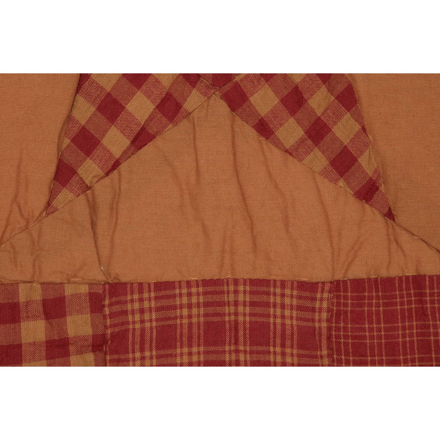 Ninepatch Star Quilted Throw 50x60