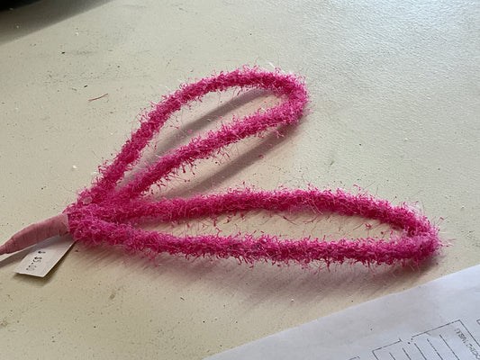 Pink rabbit ears pick