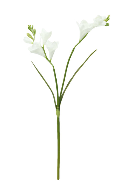 20" Lifelike Soft Real Touch Artificial Freesia-2 sprays: Soft Coral