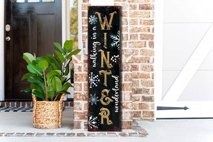 'Walking in a Winter Wonderland' Christmas Porch Sign