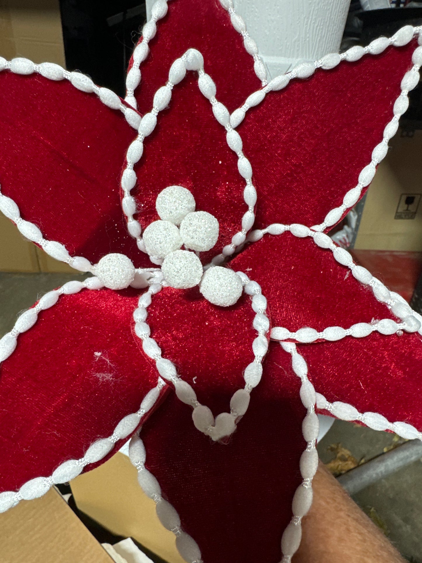 Red velvet poinsettia