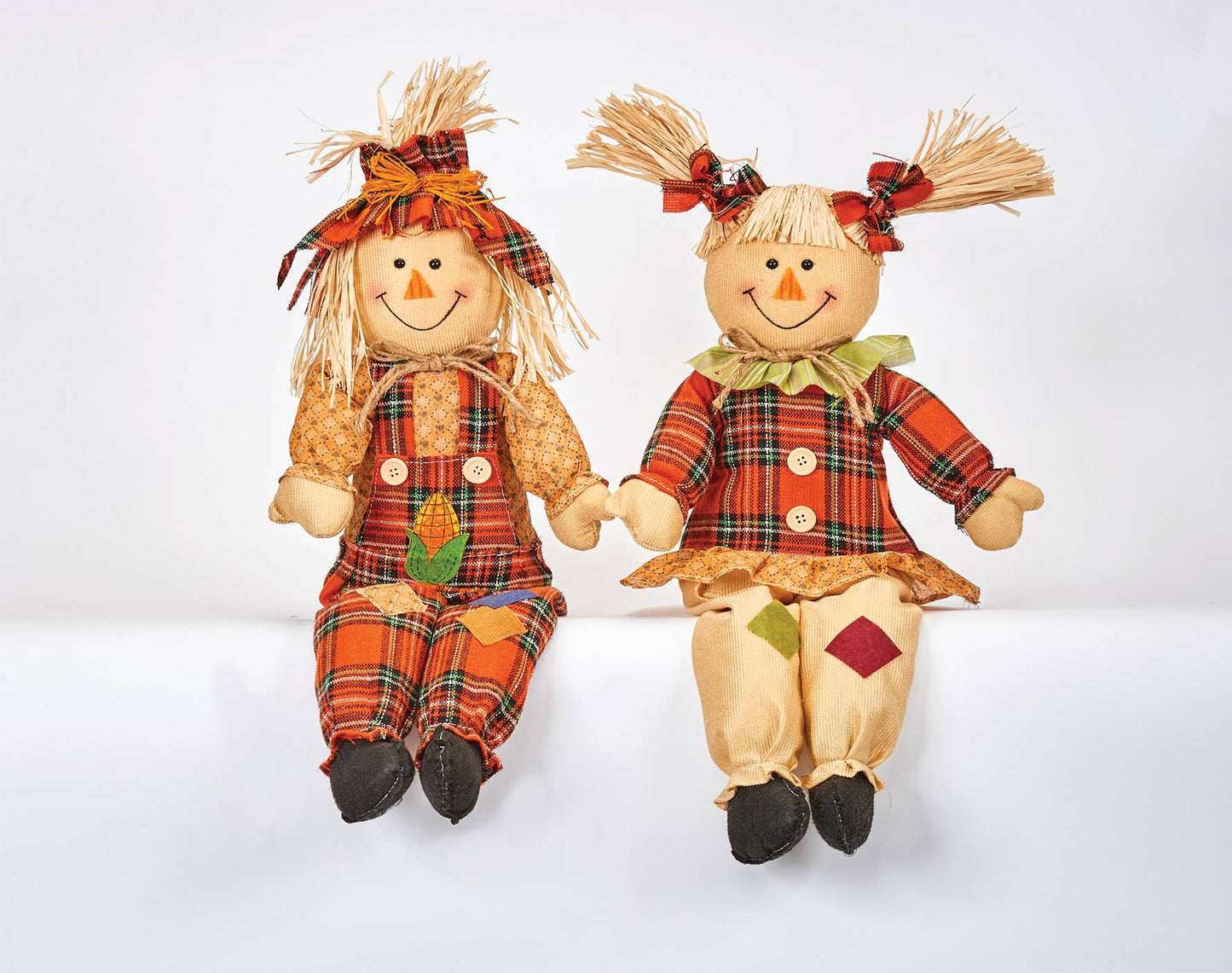 24" Sitting Scarecrow