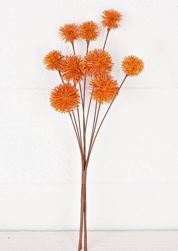30300- 12in Pick-Orange Thistle Ball