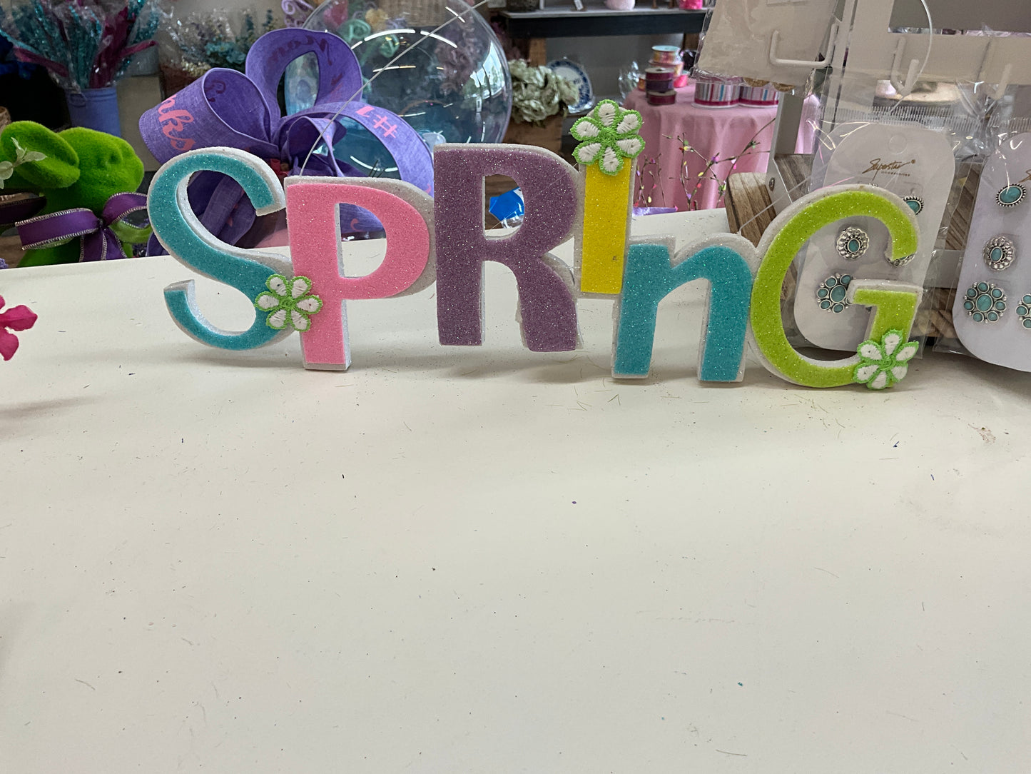 Foam Spring Sign