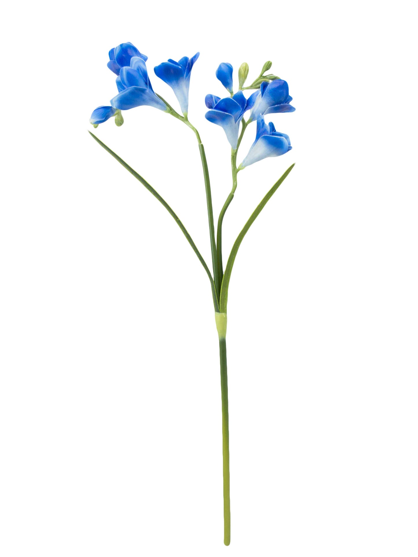 20" Lifelike Soft Real Touch Artificial Freesia-2 sprays: Blue