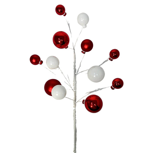 Elegant Ball Pick - Red/White 16"