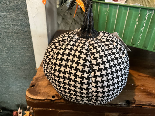 EERIE BLACK & WHITE PUMPKIN