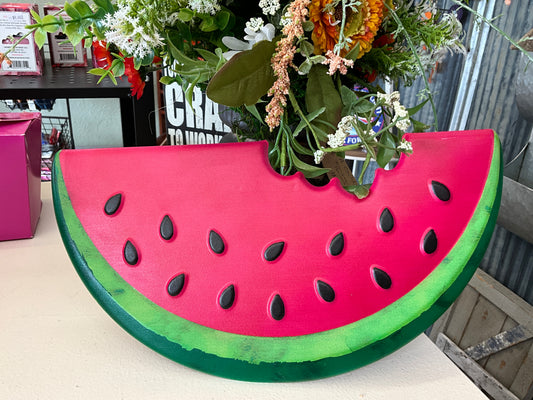 Metal watermelon sign - CancreekDesigns