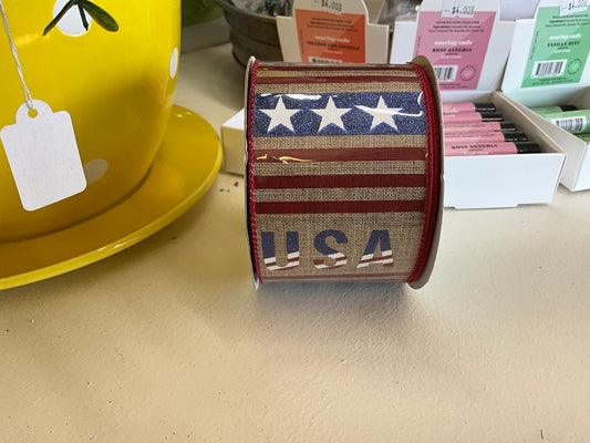 2.5 " X10yd GLTTR USA/Stripe/Star