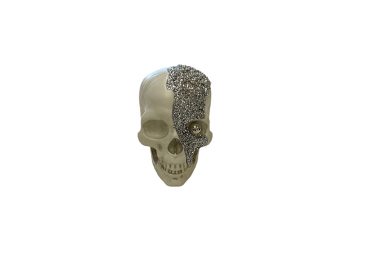 White glam Skelton head