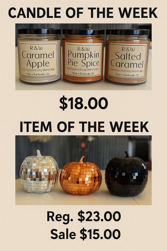 CANDLE ITEM OF THE WEEK