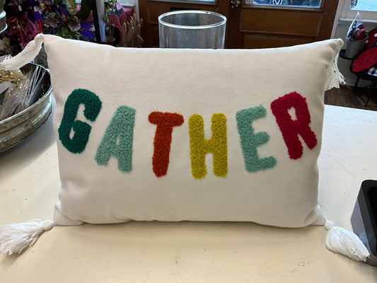 Gather pillow