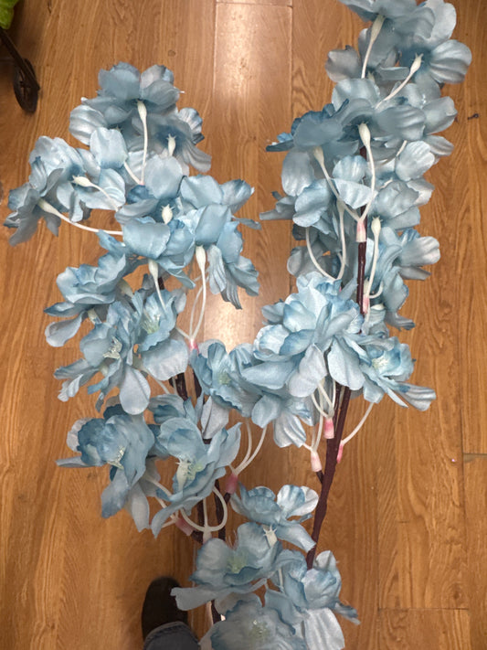 Blue Cherry Blossom - CancreekDesigns