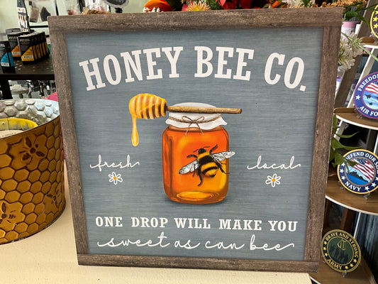 Wood honey bee co. Sign - CancreekDesigns