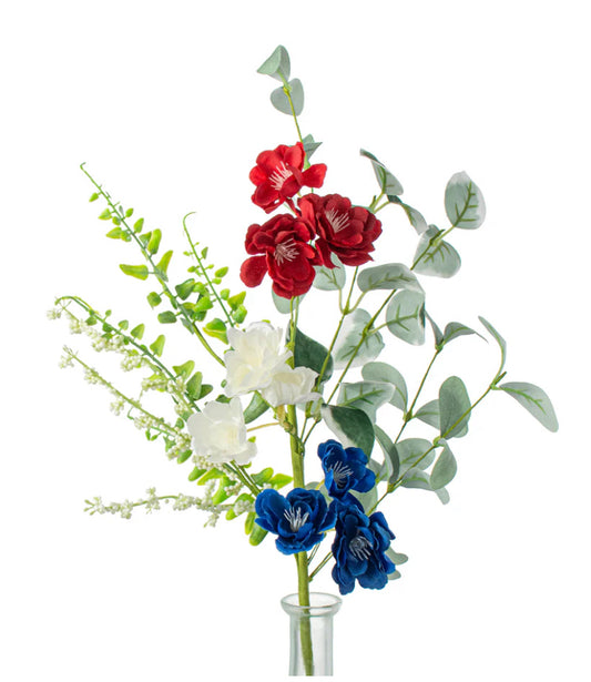 20" Patriotic Flower Pick