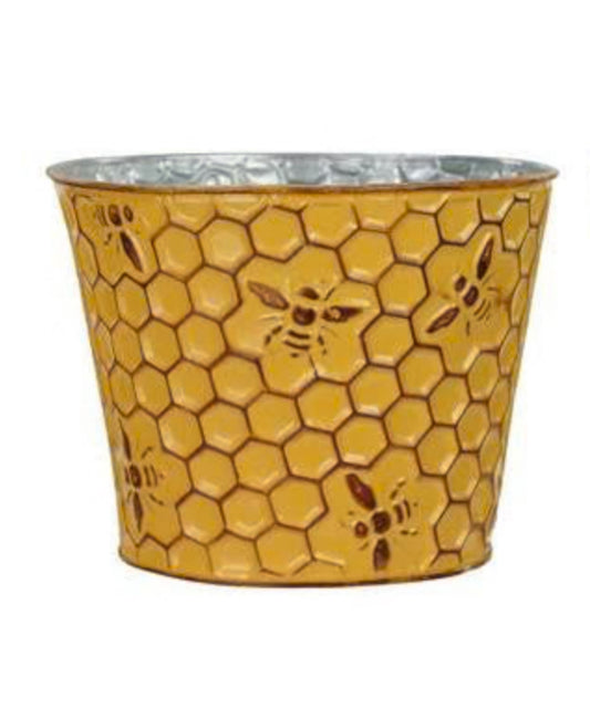 EMBOSSED HONEYCOMB POT COVER - CancreekDesigns