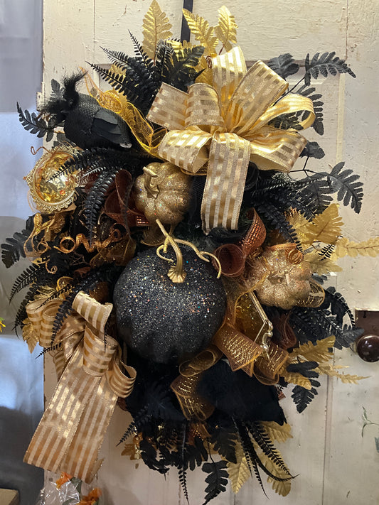 Glamorous Fall Wreath - CancreekDesigns