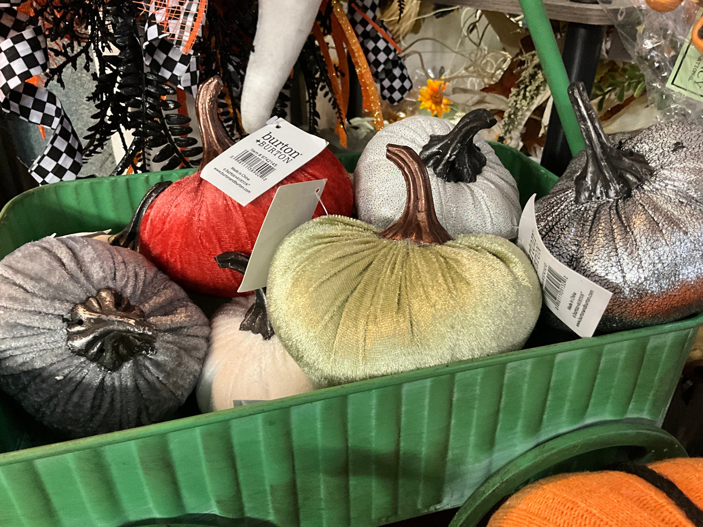 Fancy Halloween Pumpkin Assortment Burnt Orange