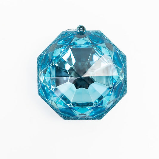 Teal Gem Ornament