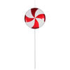 Vickerman 17" Red-White Candy Lollipop Christmas Ornament