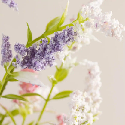 Faux Mixed Pastel Lavender Spray Spring and Summer Decor - CancreekDesigns