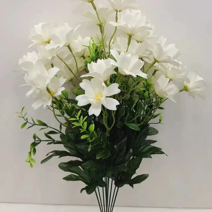 White Blossom Bush - CancreekDesigns