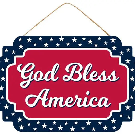 God Bless America sign - CancreekDesigns