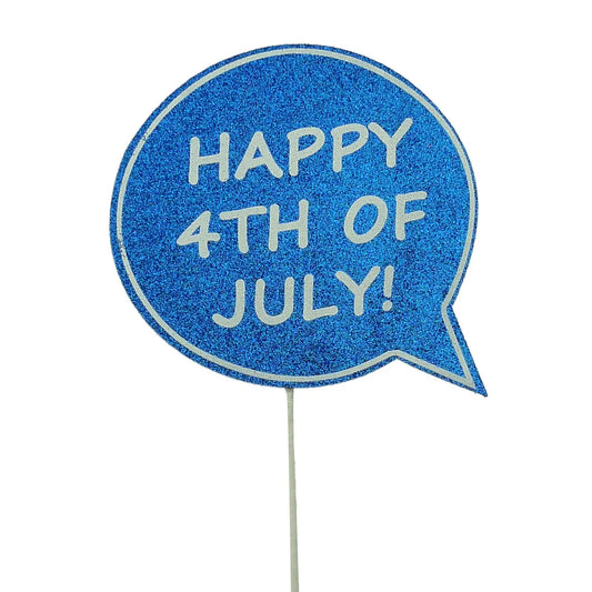 19" Happy 4th of July Pick