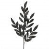 30" GLITTER LAUREL LEAF SPRAY black