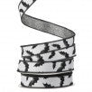 1"X10Y BAT GLITTER RIBBON