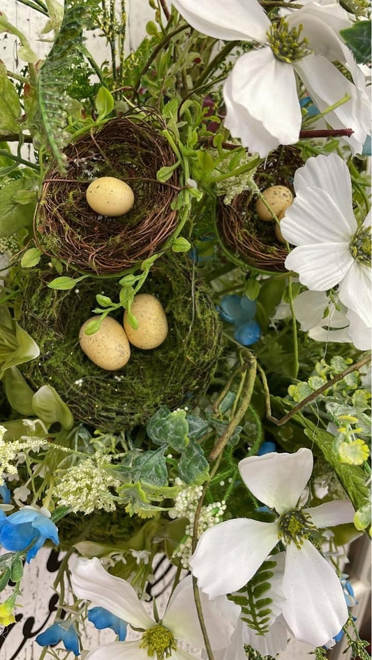 Crafting Class - Grapevine Basket Door Hanger, April 13, 2025 (in person) - CancreekDesigns