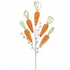18" SATIN CARROT W/PEARL SPRAY
