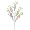 18" SATIN CARROT W/PEARL SPRAY