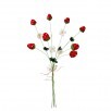 24" HANGING FELT STRAWBERRY SPRAY X8