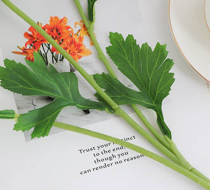 18"-Ultra Realistic Artificial Real Touch Ranunculus: Coral