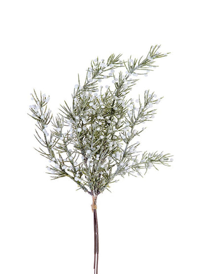 15" FROSTED BERRY PINE BUNDLE: RED