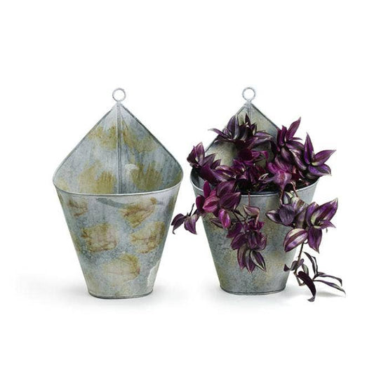 9 inch Metal Wall basket - Rust spots