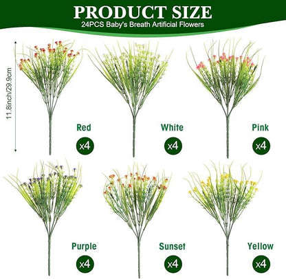 Baby's Breath Artificial Flower (Assorted Color)