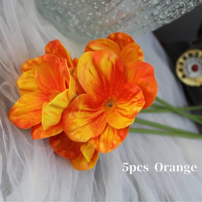 Artificial poppy flowers real touch faux flowers home decor: Yellow