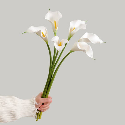 Artificial Calla lily,real touch home decor,faux flowers: Yellow