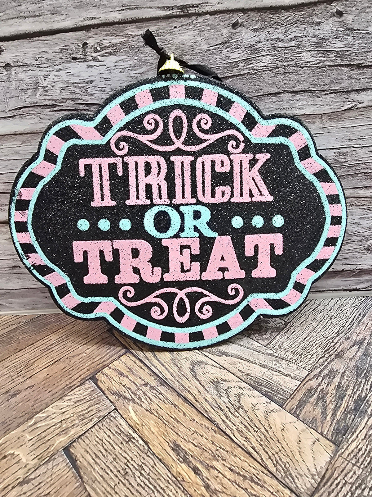 Foam halloween sign