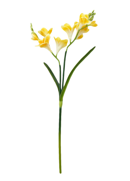20" Lifelike Soft Real Touch Artificial Freesia-2 sprays: Soft Coral