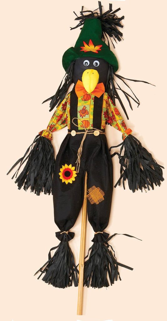 48" Crow On Pole