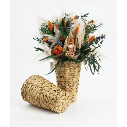 Natural Water Hyacinth  Vase with liner