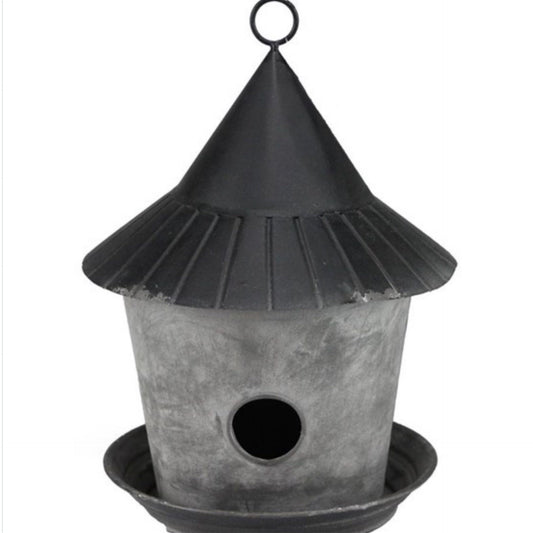 12.25"H x 8.5"Dia Corrugated Birdhouse - CancreekDesigns