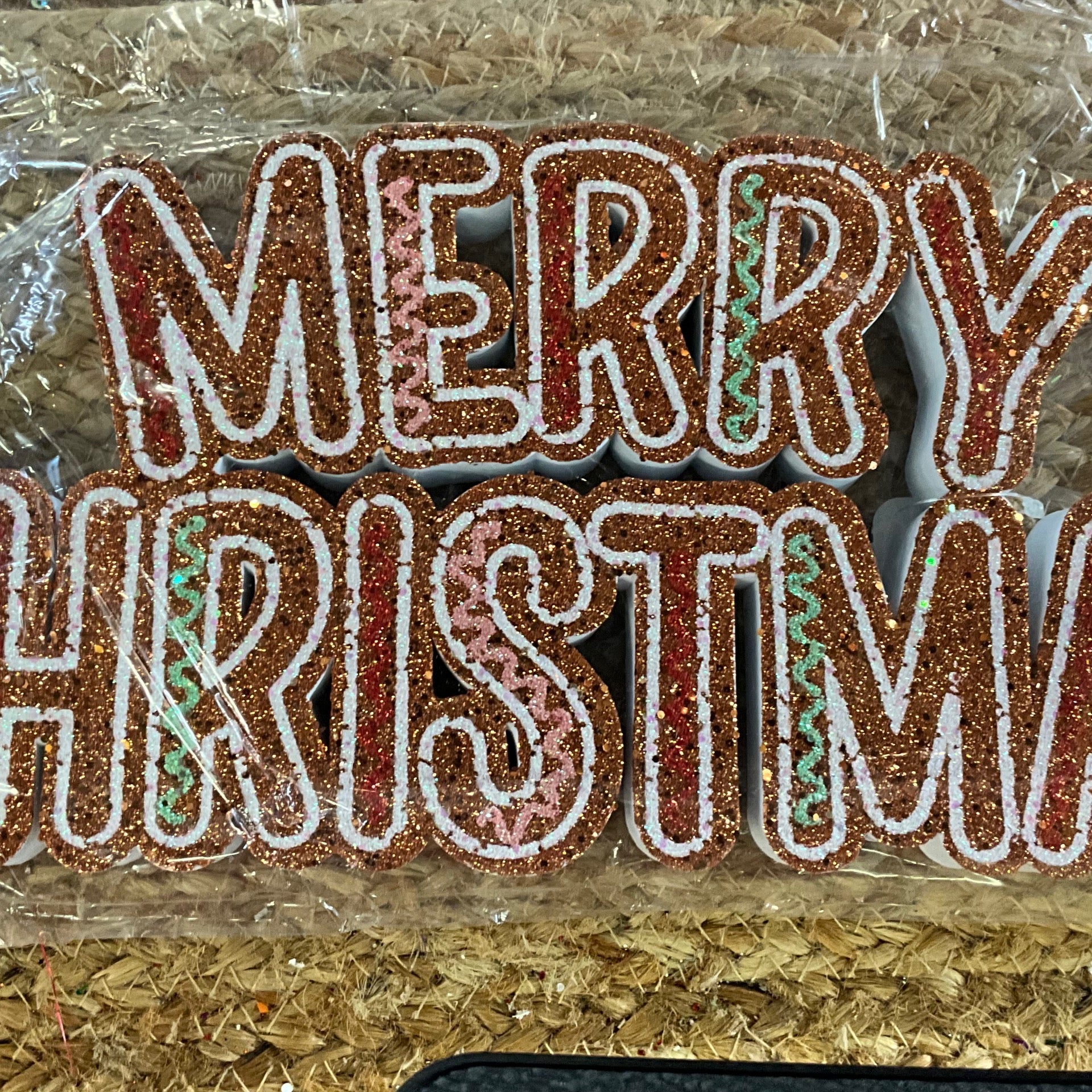 Merry Christmas foam sign - CancreekDesigns